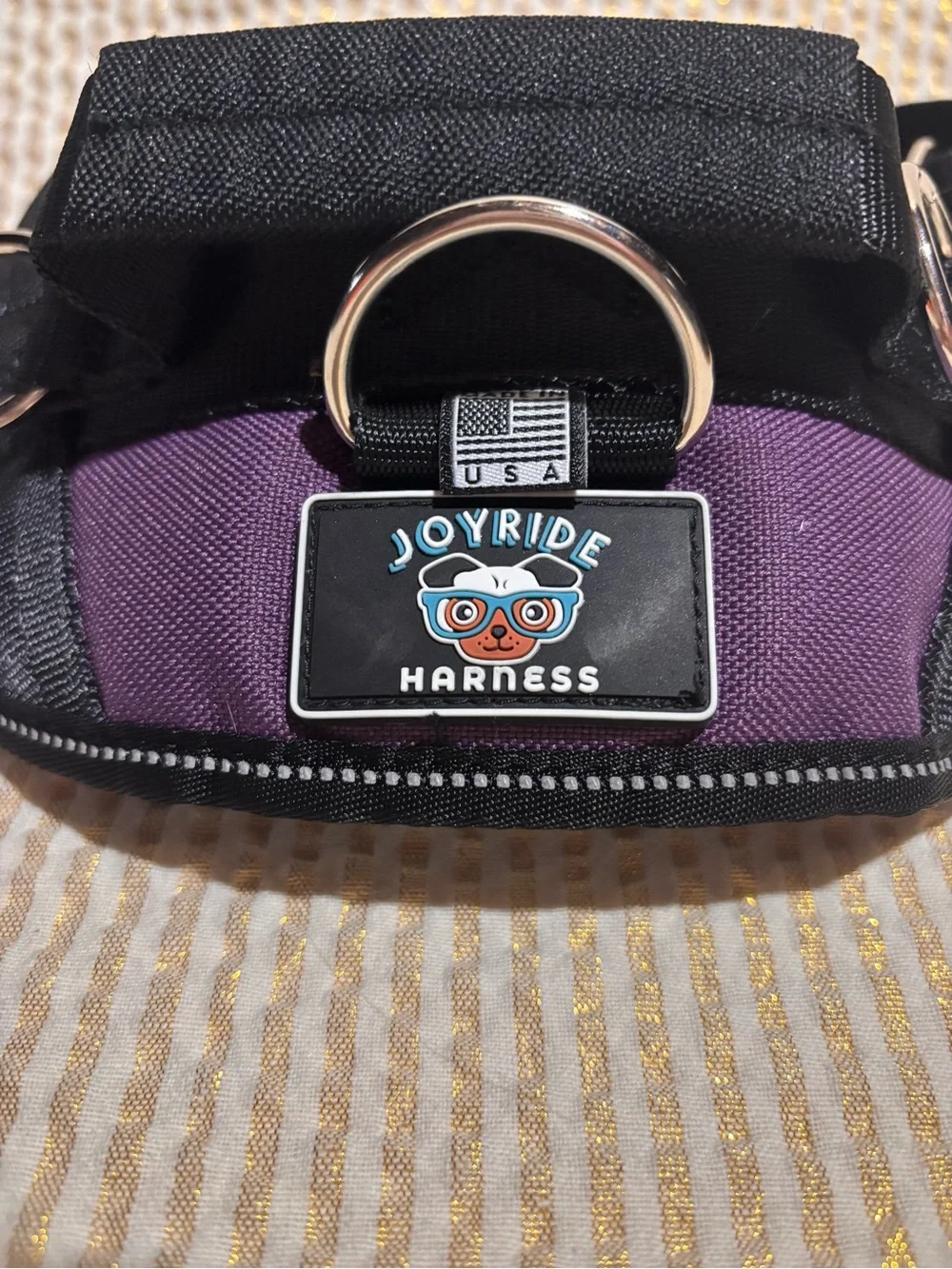 JoyRide Dog Harness Size Medium Purple